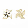 Alloy Enamel Pendants ENAM-G212-02G-01-1