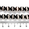 Natural Tibetan Striped Pattern dZi Agate Beads Strands G-B084-A04-02-5