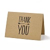 Kraft Paper Thank You Greeting Cards DIY-F120-01F-1