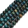 Natural Chrysocolla Beads Strands G-G475-A03-8mm-2