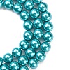 Eco-Friendly Glass Pearl Beads Strands HY-A008-12mm-RB073-2