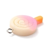 Ice Pop Resin Pendants RESI-F027-08-4