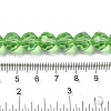 Electroplate Transparent Glass Beads Strands EGLA-A035-T10mm-L09-4