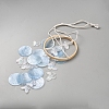 Dyed Natural Shell Slices Wind Chimes HJEW-WH20010-13B-2