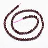 Natural Garnet Bead Strands G-P217-33-4mm-2