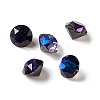 Mocha Fluorescent Style K9 Glass Rhinestone Cabochons RGLA-J014-A-MI-3