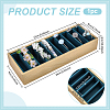 10 Grids PU Leather Bangle Organizer Display Trays BDIS-WH0008-19B-2