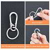 Alloy Push Gate Snap Keychain Clasp Findings KEYC-GA0001-01-4