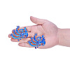 Chinese Style Alloy Enamel Chandelier Components Links X-ENAM-E329-05A-G-7