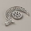 Alloy Hang Snap Base Big Pendants FIND-WH0111-236-2