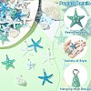 30Pcs 5 Styles Opaque Resin Pendants RESI-CJ0004-91-3