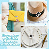 8Pcs 4 Styles Brass Rhinestone Shoe Decorations AJEW-GA0006-98-7