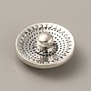 Alloy Rhinestone Snap Buttons FIND-WH0111-242B-2