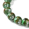 Handmade Gold Sand Lampwork Beads Strands LAMP-A003-03E-3