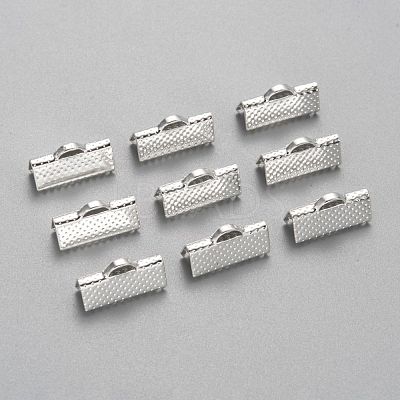 Iron Ribbon Crimp Ends E183-S-1