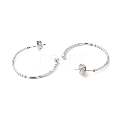 Non-Tarnish 304 Stainless Steel Stud Earring EJEW-H134-02B-P-1