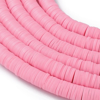 Handmade Polymer Clay Beads X-CLAY-R067-3.0mm-28-1
