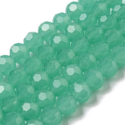 Imitation Jade Glass Beads Stands X-EGLA-A035-J6mm-D10-1