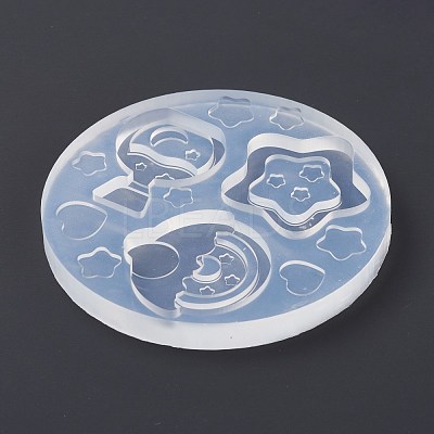 Star & Donut & Bottle Food Grade Silicone Molds X-DIY-I086-01-1