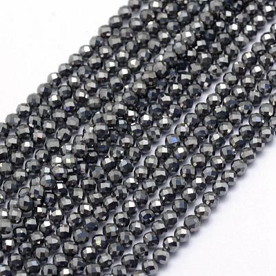 Terahertz Stone Beads Strands G-E411-15-4mm-1