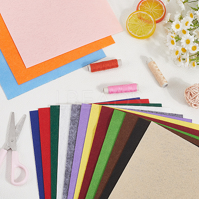 15Pcs Felt Non Woven Fabric DIY-SP0003-93D-1