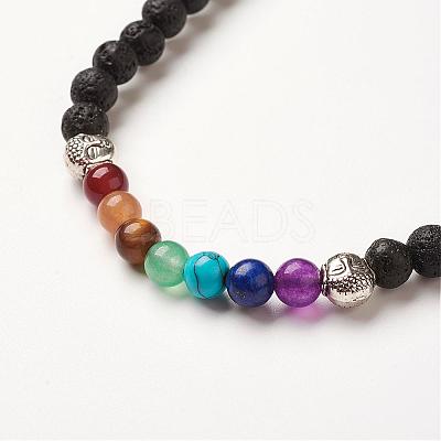 Yoga Chakra Jewelry BJEW-G554-05E-1