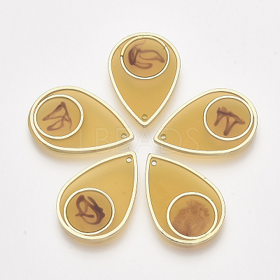 Epoxy Resin Pendants LS-RESI-S368-13B-1
