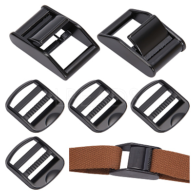 2Pcs 304 Stainless Steel Buckle Clasps STAS-WR0001-06EB-1