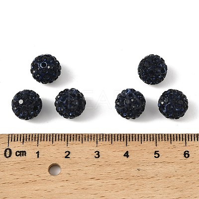 Pave Disco Ball Beads RB-H258-10MM-207-1