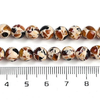 Sythetic Amber Beads Strands G-M199-02A-1