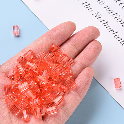 Transparent Acrylic Beads TACR-S154-27B-52-1