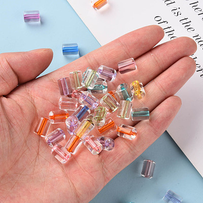 Transparent Acrylic Beads TACR-S154-17A-1