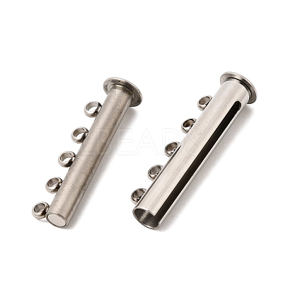 304 Stainless Steel Slide Lock Clasps STAS-F350-05D-P-1