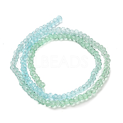 Transparent Painted Glass Beads Strands DGLA-A034-T1mm-A16-1