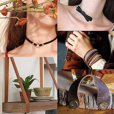 Flat Leather Jewelry Cord WL-GF0001-07A-02-1