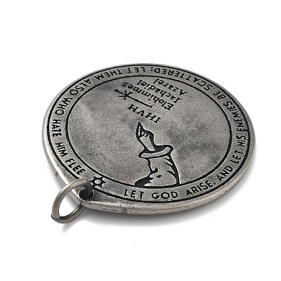 304 Stainless Steel Pendants STAS-V008-22AS-02-1