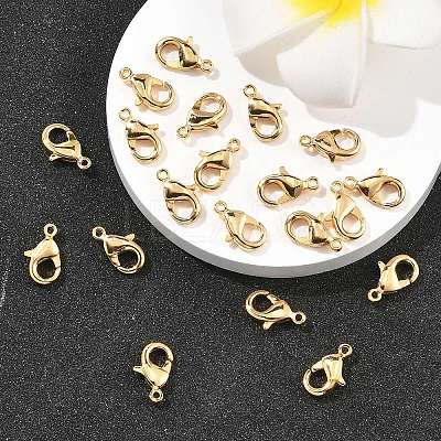 SHEGRACE Brass Lobster Claw Clasps XGR0010G-04G-1