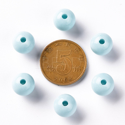 Opaque Acrylic Beads MACR-S370-C10mm-A07-1