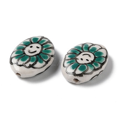 Handmade Porcelain Beads PORC-G011-04G-1