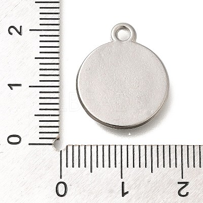 304 Stainless Steel Pendant Cabochon Settings STAS-I321-60P-1