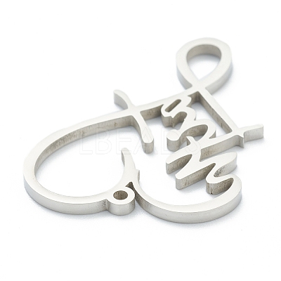 Non-Tarnish 304 Stainless Steel Pendants LS-STAS-B016-06P-1