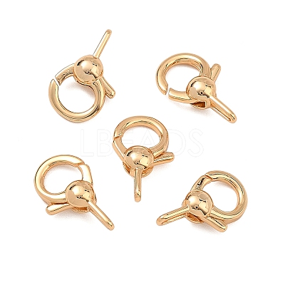 SHEGRACE Brass Spring Ring Clasps XGRQ58922-786G-1