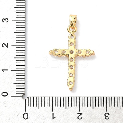 Brass Micro Pave Cubic Zirconia Pendants KK-A281-26C-G-1