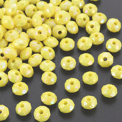 Opaque Acrylic Beads MACR-Q239-018C-02-1