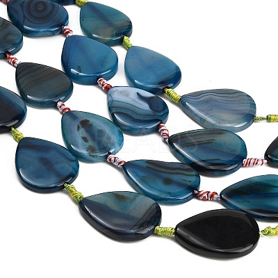 Natural Banded Agate/Striped Agate Beads Strands GG-CBAE0EB-01A-07-1