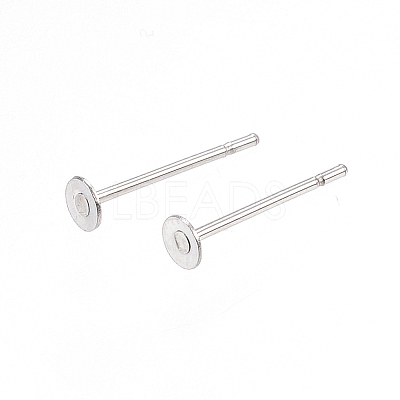 Non-Tarnish 304 Stainless Steel Stud Earring Findings STAS-D448-088P-2mm-1