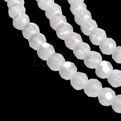 Electroplate Glass Beads Strands X-EGLA-A035-J3mm-A05-1