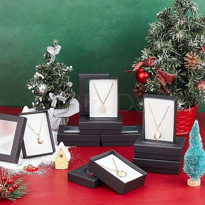 Rectangle Valentines Day Presents Packages Cardboard Jewelry Set Boxes CBOX-NB0001-04-1