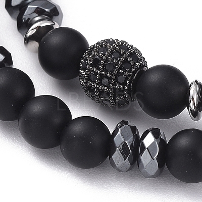 Stretch Bracelet Sets BJEW-JB05030-1