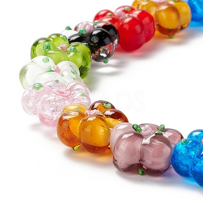 Handmade Lampwork Beads Strands LAMP-D015-08I-1